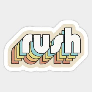 Retro Rush Sticker